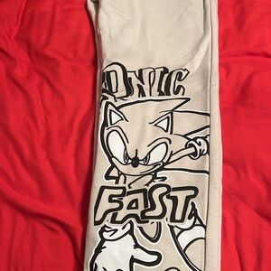 Fashion Nova Kids Sonic Fast Matching Set - Cream and Black
